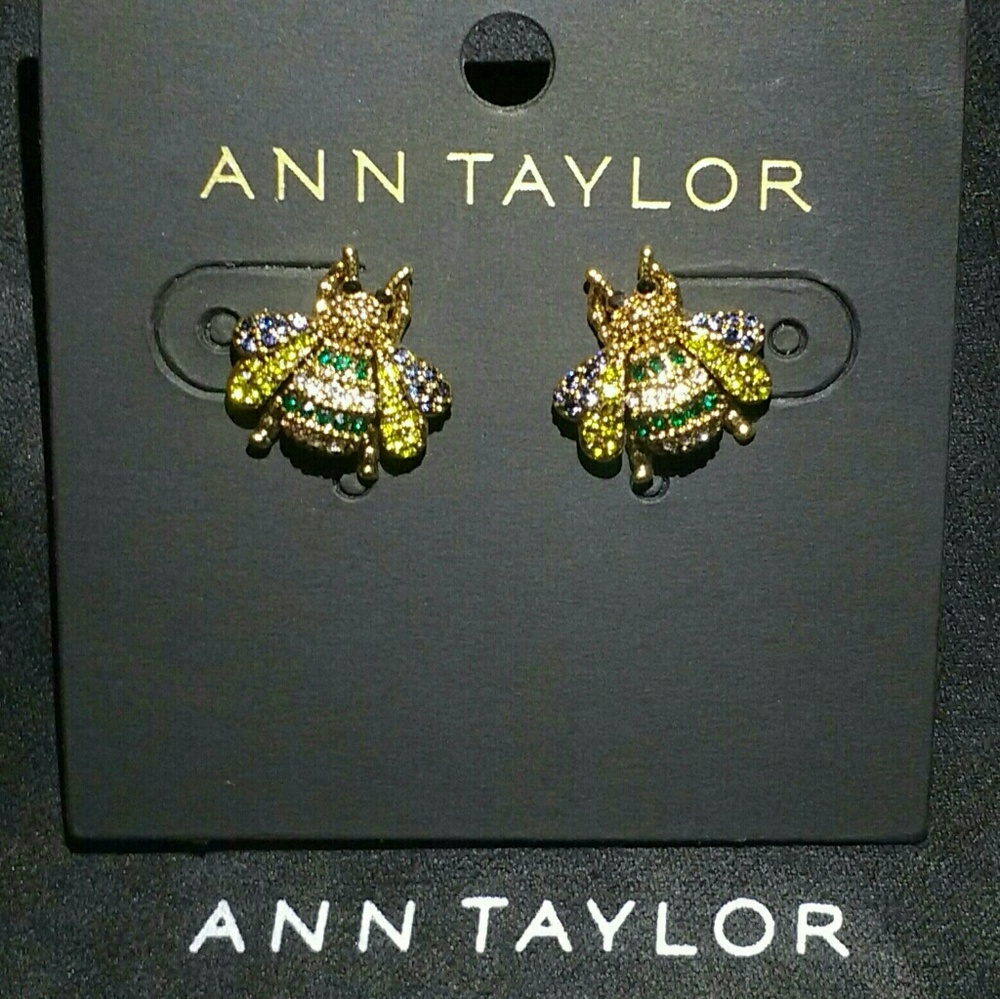NWT Ann Taylor Bee Stud Earrings - Picture 1 of 4